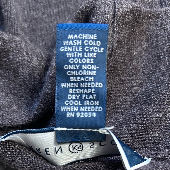 Women’s Karen Scott brown cardigan. Size small - Picture 4 of 4